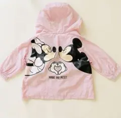 【美品】Disney ミッキー＆ミニー　ウインドブレーカー　パーカー　ウェア