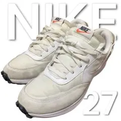 NIKEナイキ　ワッフル デビュー　ホワイト　スエードナイロン　27.0cm