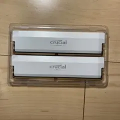 crucial メモリー 2枚セット DIMM ホワイト