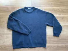 JUNRED ジュンレッド　Lサイズ　メンズニット　ブルー系