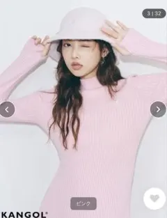 黒猫様専用【LILY BROWN×KANGOL】ミニニットワンピース