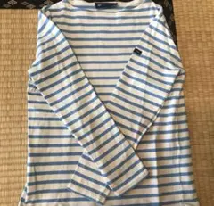 水色　セントジェームス　長袖　ボーダー