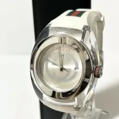 う*犬様 【新品・未使用】GUCCI SYNC 腕時計 YA137102A ホワ - メルカリ