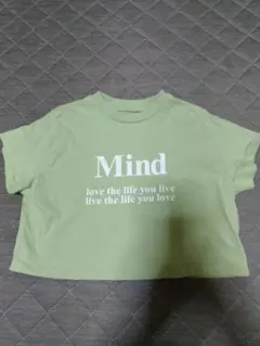 GU キッズ Tシャツ 120cm ライトグリーン