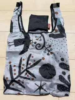 KALDI 折りたたみエコバッグ 抽象模様