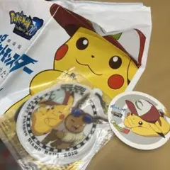 ポケモン　パスケース　ビニールバック　コースター　映画　キミにきめた