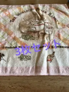 ピーターラビット タオルハンカチ3枚セット