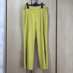 ミゼール イエロー カジュアルパンツ ウエストゴム