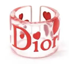 Dior クリアハートバングル 美品 - メルカリ