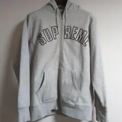 SUPREME アーチロゴ　ジップアップ パーカー