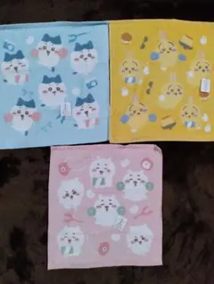 ちいかわ ハチワレ　うさぎ　タオル3枚セット