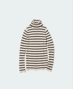 UNIQLO エクストラファインメリノリブタートルネックセーター　L