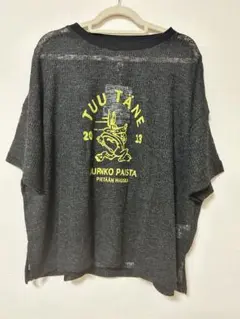 Lupilien 接触冷感ヴィンテージロゴ Tシャツ　うさぎ　ブラックのサムネイル