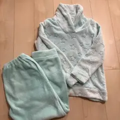 GU水色星柄ルームウェアセット