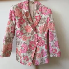 花柄ジャケット