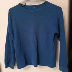 UNIQLO 長袖カットソー 140 青