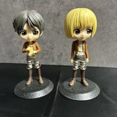 Q posket 進撃の巨人　フィギュア　アルミン　エレン　セット