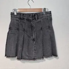 GU デニム スカート グレー ハイウエスト