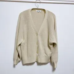 【美品】GLOBAL WORK アイボリー Vネックカーディガン M