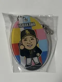 若鷹ガチャ 缶バッジ 山川穂高選手 - メルカリ
