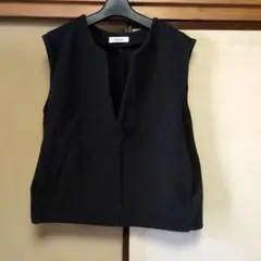 アーバンリサーチSONNYLABEL ブラック Vネックスウェットベスト