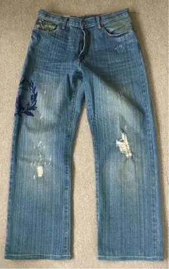 アバクロ ダメージデニム ジーンズ