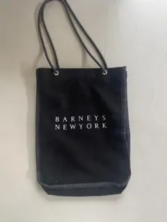 BARNEYS NEWYORK ブラック スエードトートバッグ