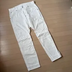 美品 G-STAR RAW 5620 3D TAPERED W34 ホワイトのサムネイル