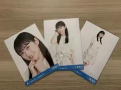 一ノ瀬美空 乃木坂46 フロントボタントップス 生写真 3種コンプ 2022