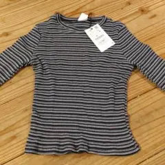 タグ付き　ボーダーロンT　１３４　ザラ