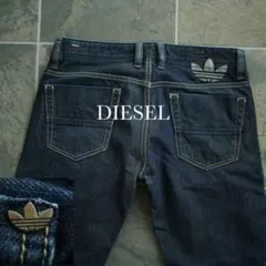 DIESEL × adidas VIKER-AD デニムパンツ ディーゼル