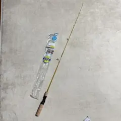 ルアーロッド/グラスファイバー/イエロー/全長1m20cm-96g/DAISO①のサムネイル