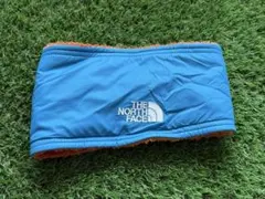 ノースフェイス キッズネックゲイター リバーシブル 未使用品 ブルーオレンジ
