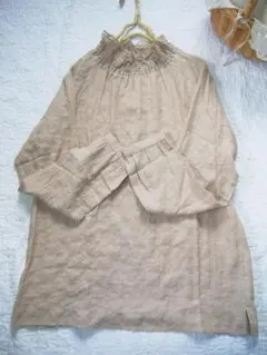 サマンサモスモス★ｓｍ２★シャーリングレース襟*ブラウス