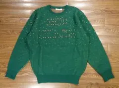 ② 初期 ’80s メンズ メルローズ ロゴ セーター MELROSE