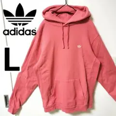 アディダス 赤ヘビーウェイト マークゴンザレスシュムーフォイル パーカー 男性L