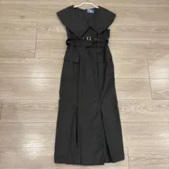 herlipto Saint Charles Big Collar Dress