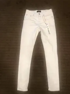 新品 PURPLE BRAND ホワイトスキニーデニム 29 パープルブランド