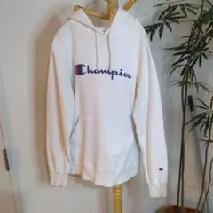 Champion（チャンピオン）プルオーバー スウェットパーカー ホワイト