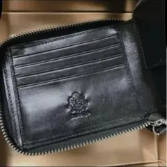 期間限定　Dubeigeブラックレザー二つ折り財布