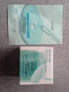 Anua PDRN + Hyaluron シートマスク & Glow Pad