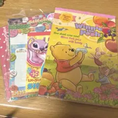 平成女児・平成レトロ、ディズニー便箋　4種セット　まとめ売り