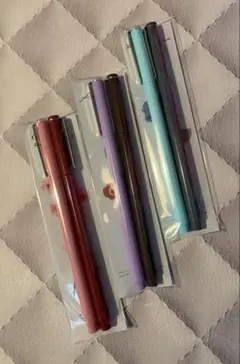 フェリシモ 予定を彩る 花色インクのペンセット〈細・太〉の会