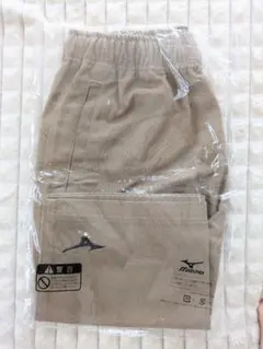 【新品・未開封】Mizuno ベージュ ハーフパンツ M