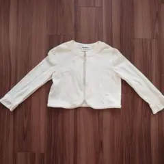 familiar カーディガン 130 アイボリー