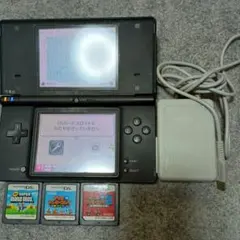 任天堂DSi充電器とソフト3つ付
