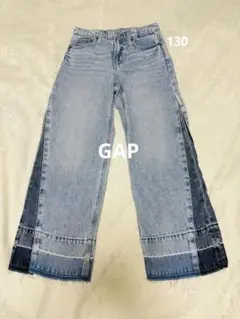 GAP kids デニム　130 ワイドデニム