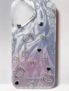 ハローキティ iPhoneケース グラデーション iPhone16