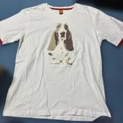 Hush Puppies Tシャツ 白 ロゴ刺繍　美品のサムネイル