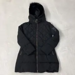 値下げ⭐︎ZARA BASicダウンコート　フード　ボア　　クリスマス　金具　中綿